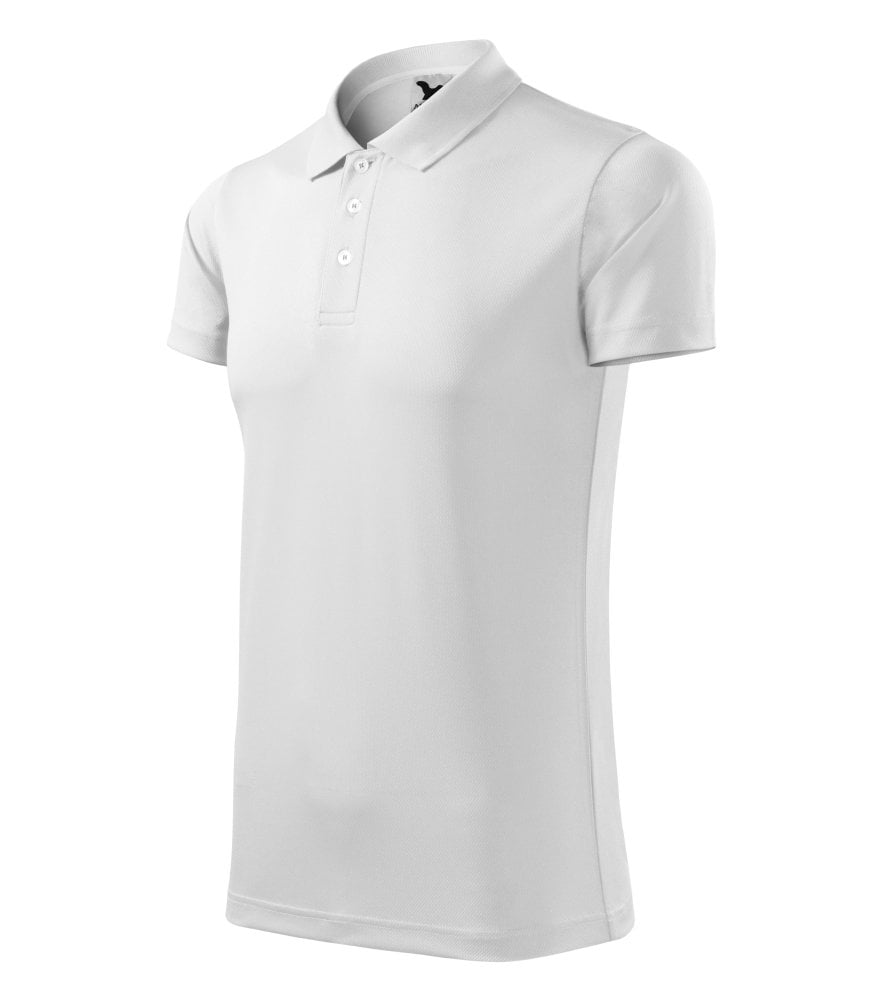 Adlerpóló fehér UNISEX Galléros Póló - MALFINI Victory galléros póló unisex