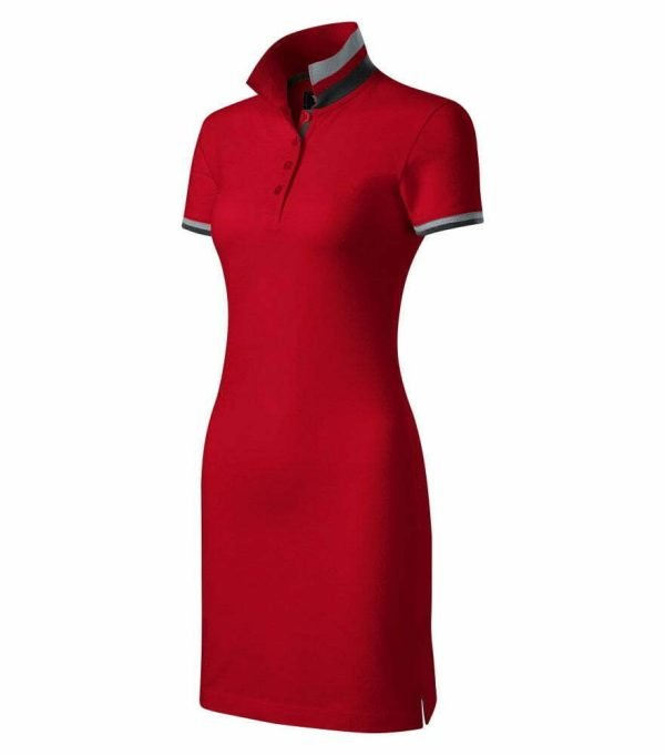 Adlerpóló F1 piros Női Galléros Póló - MALFINIPREMIUM Dress up ruha női