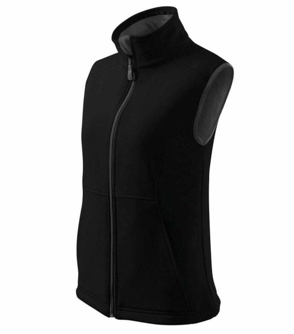 Adlerpóló fekete Női Kabát/Mellény - MALFINI Vision softshell mellény női