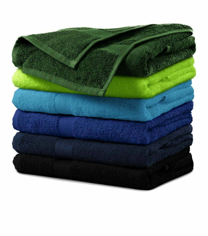 Adlerpóló fekete UNISEX Frottír - MALFINI Terry Bath Towel fürdőlepedő unisex
